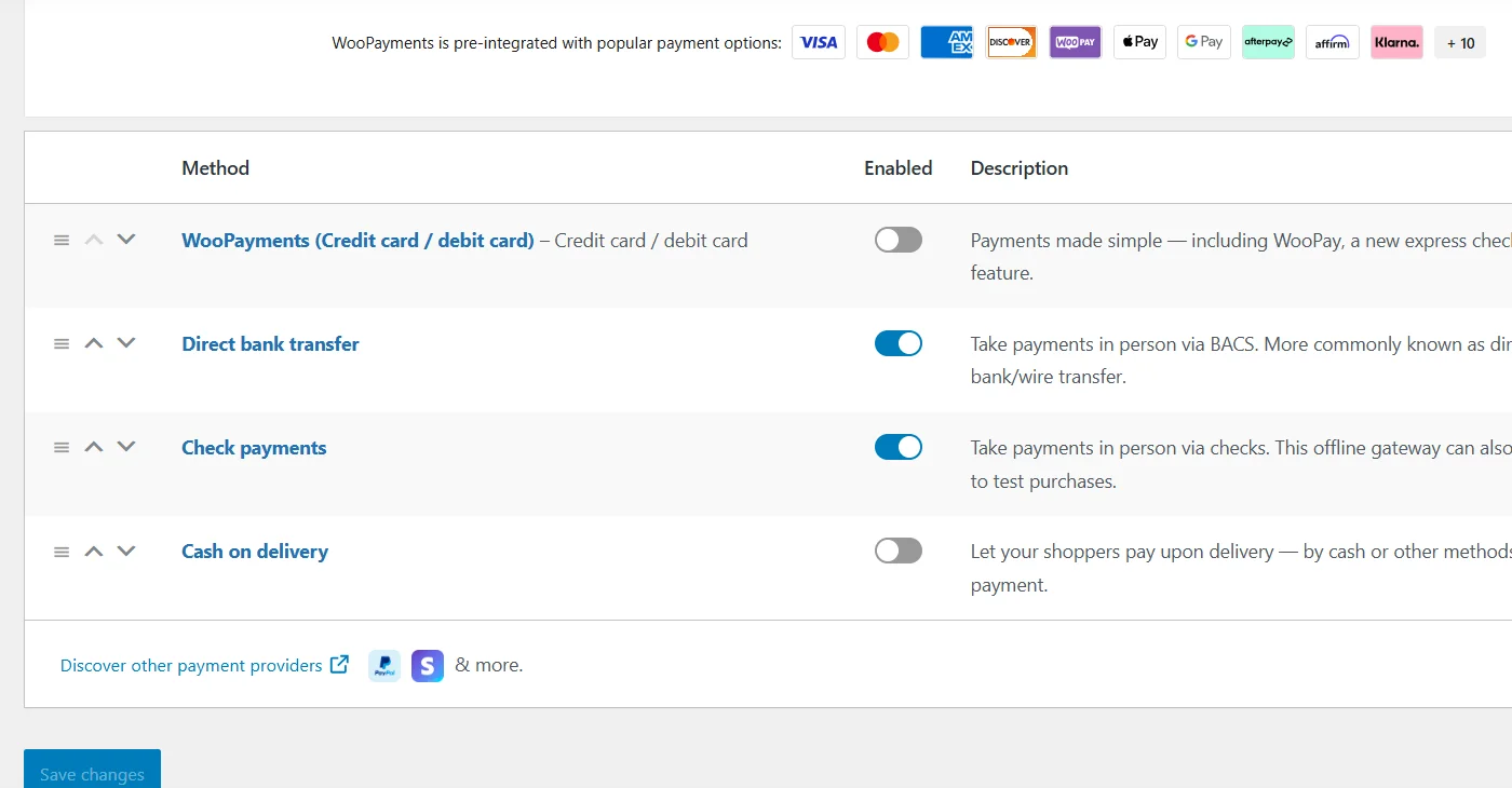 Integrating payment gateways