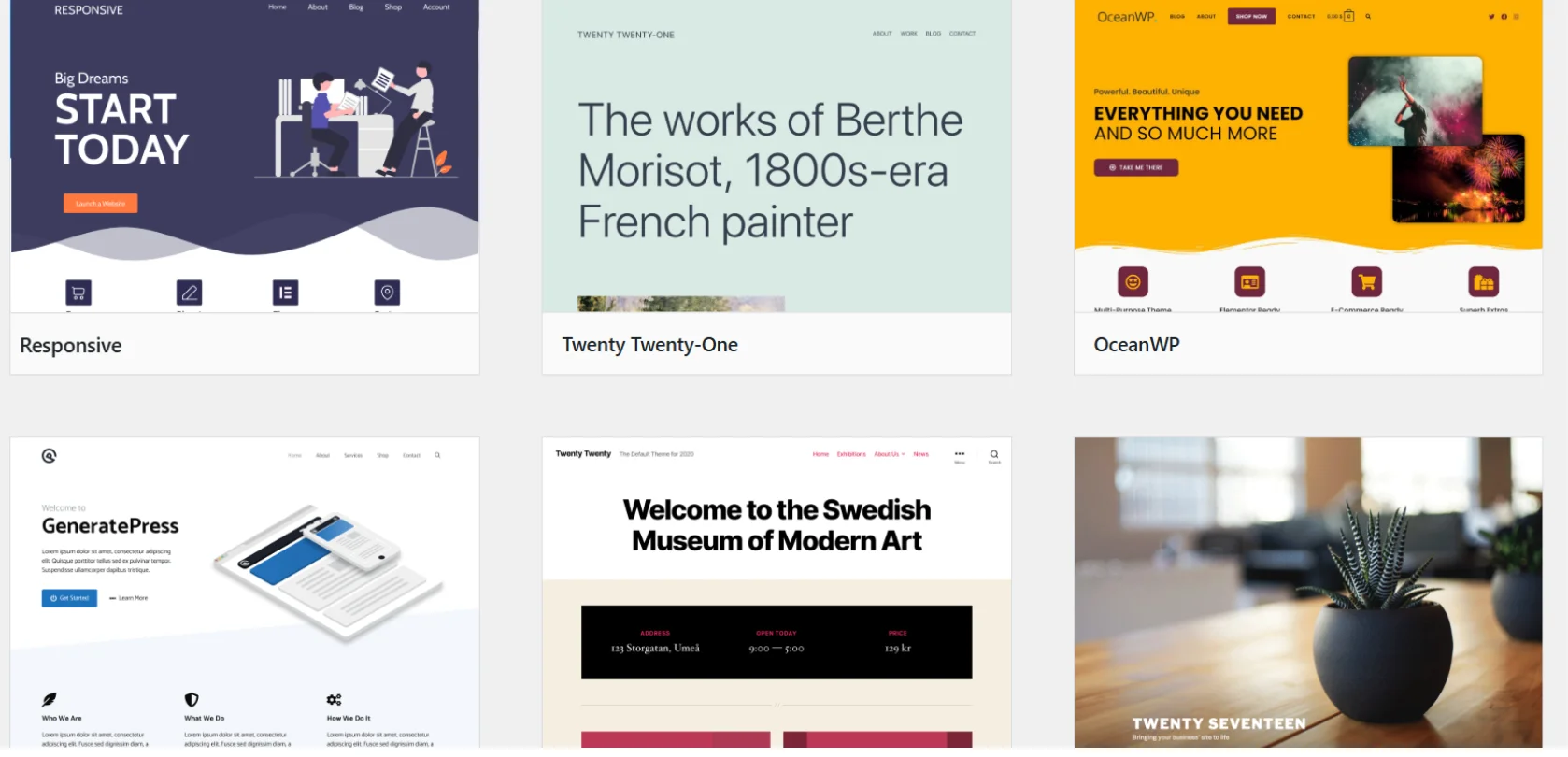 Classic themes