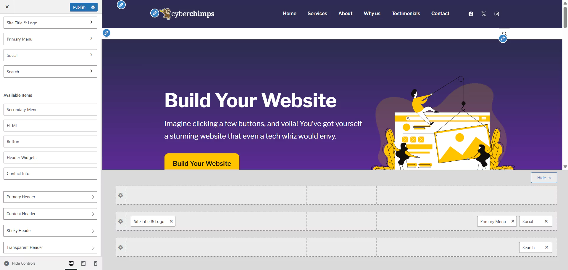 Customizing Responsive Theme