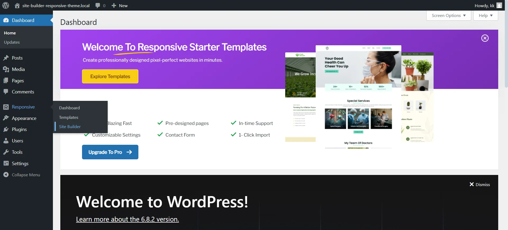 Responsive-site-builder