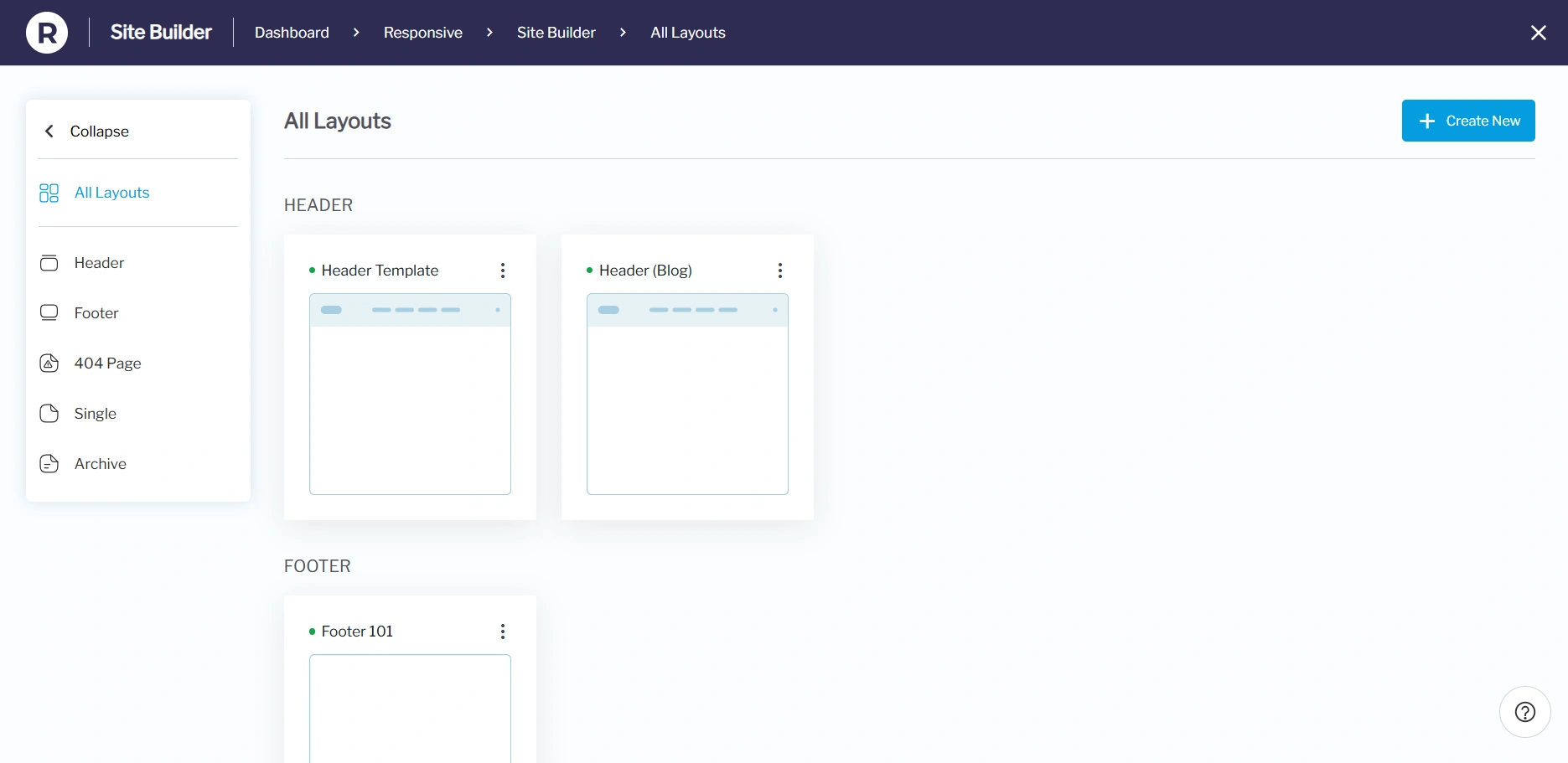 View All Layouts