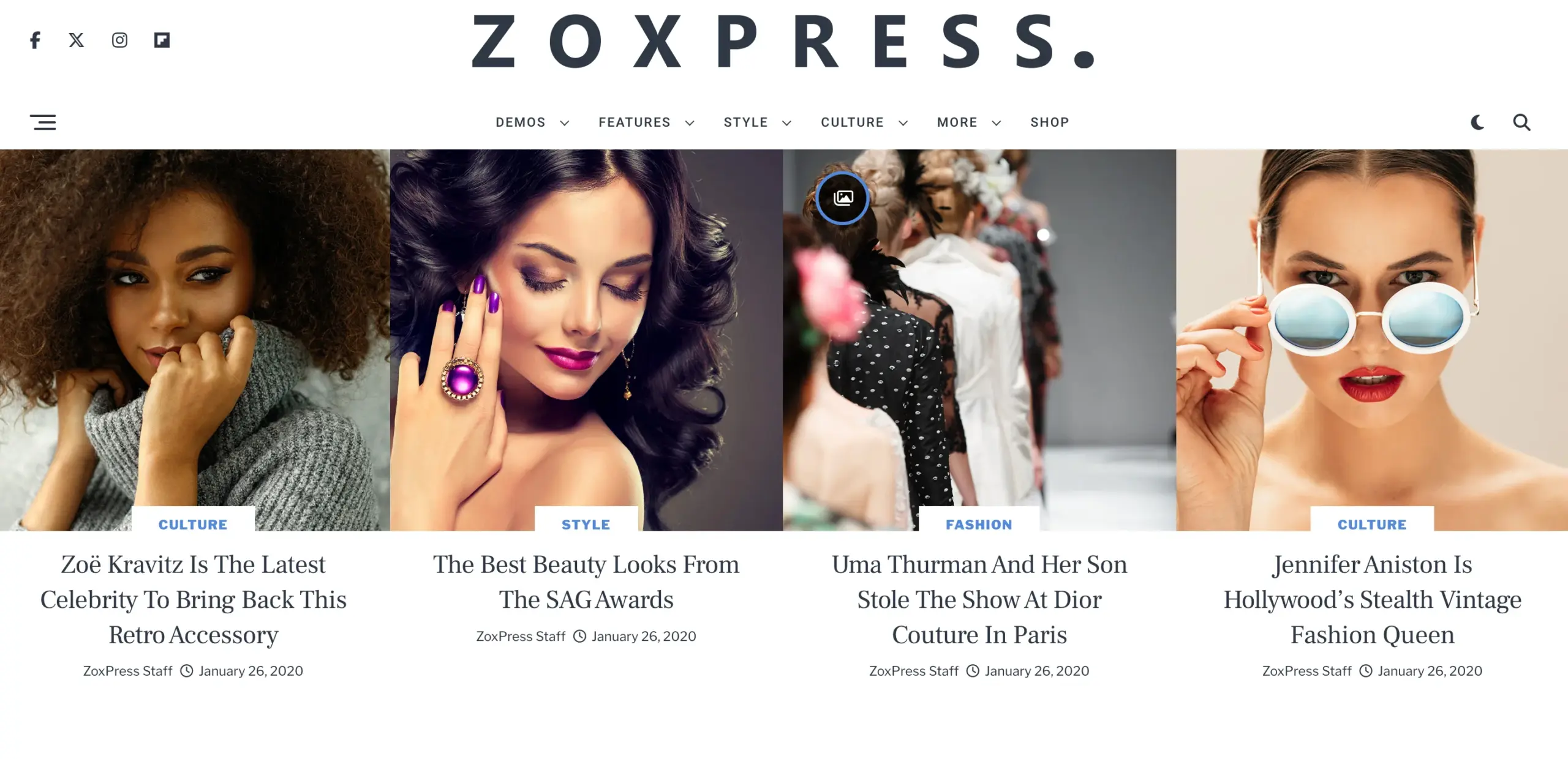 ZoxPress theme