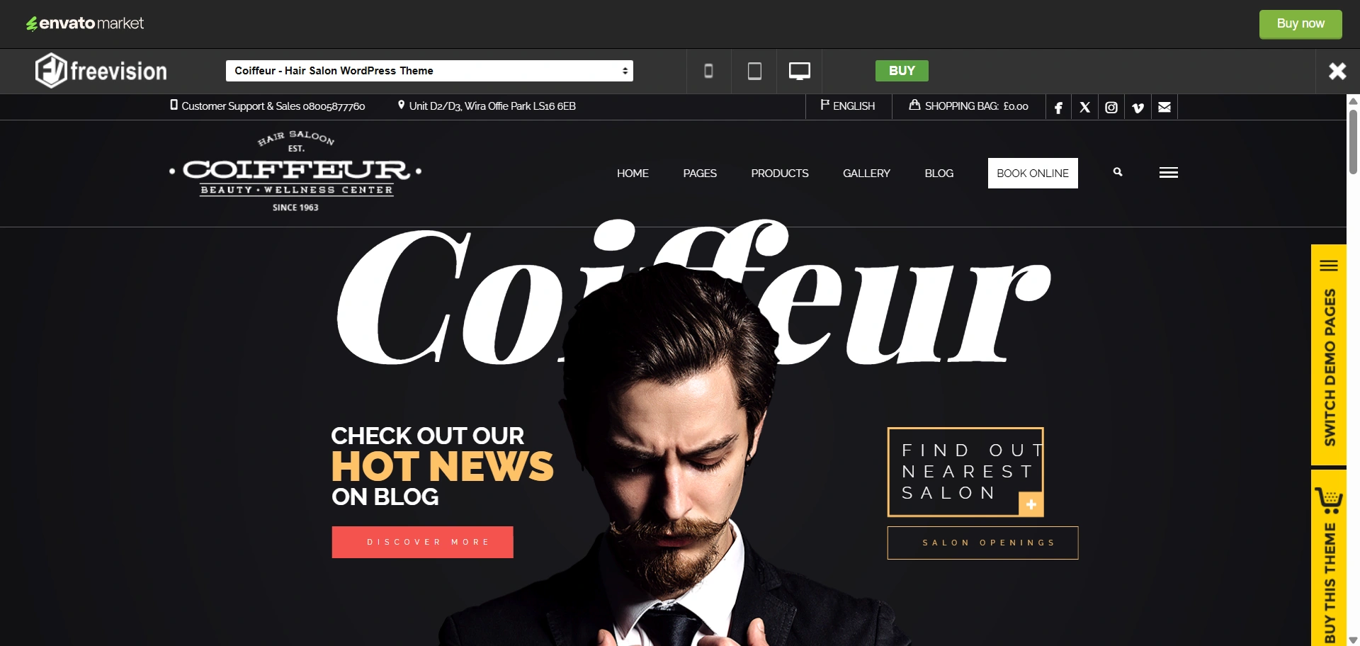 Coiffeur theme