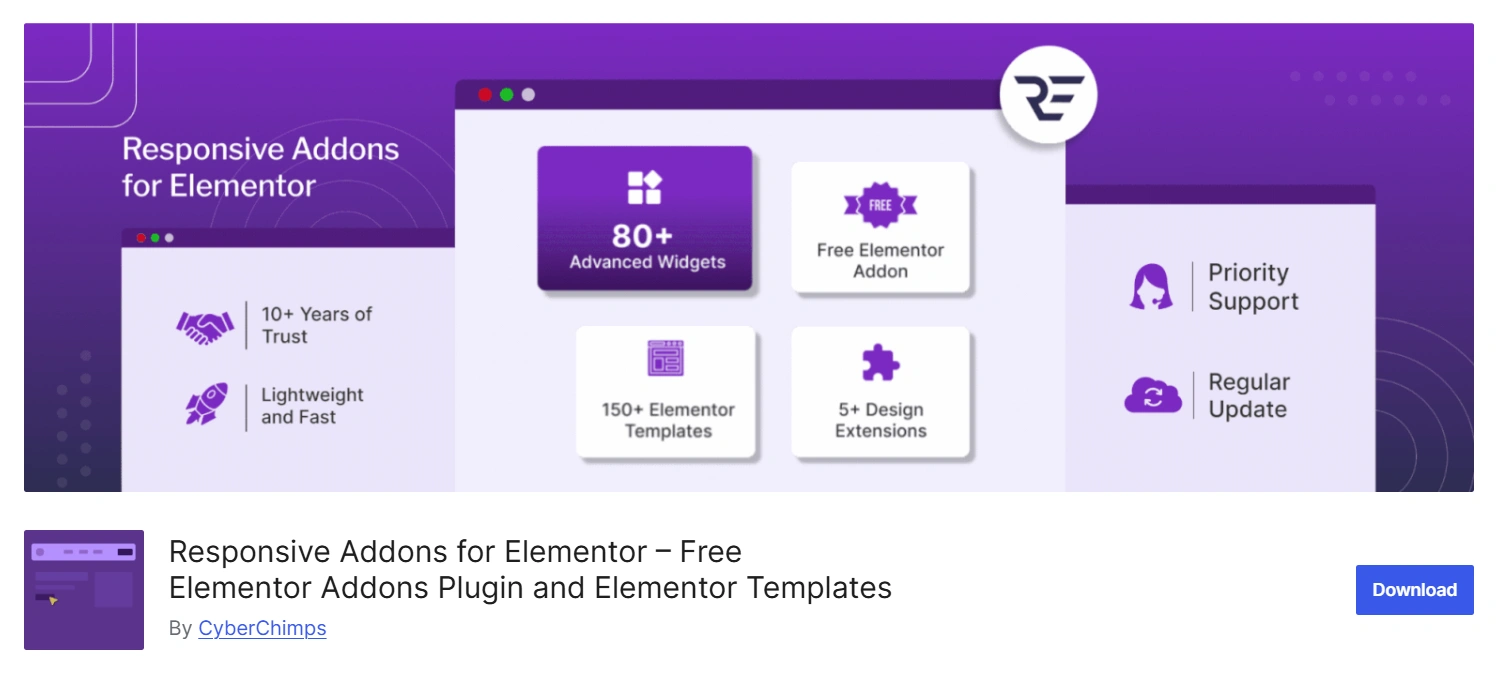Responsive addons for elementor