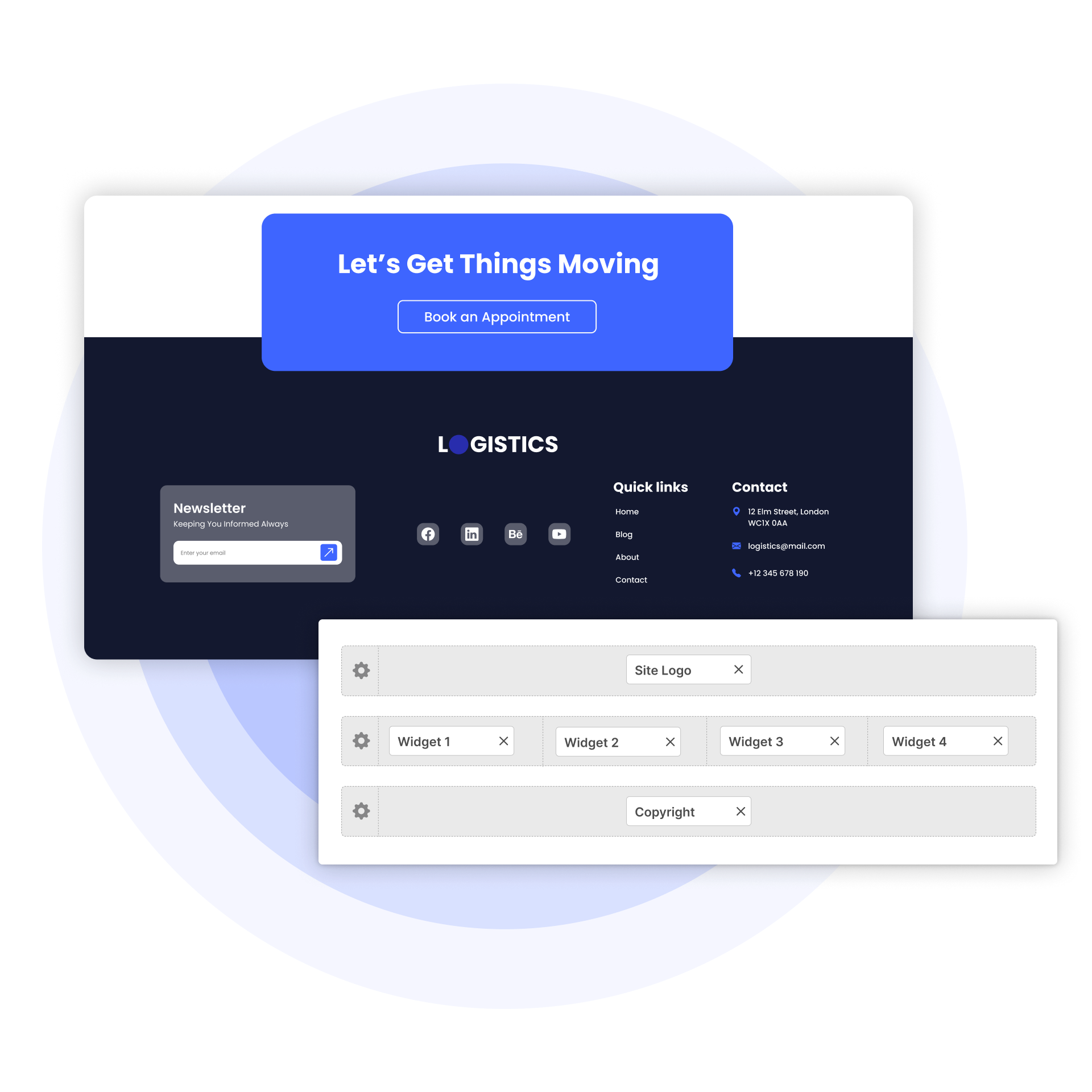 Build Modern Footers with Multiple Layers