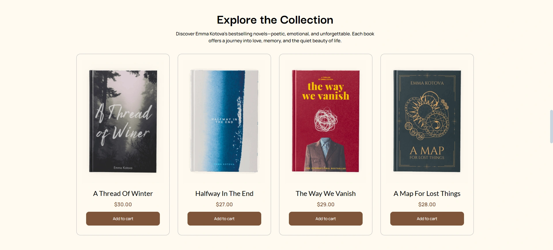 Book Author Starter Template Book Showcase 