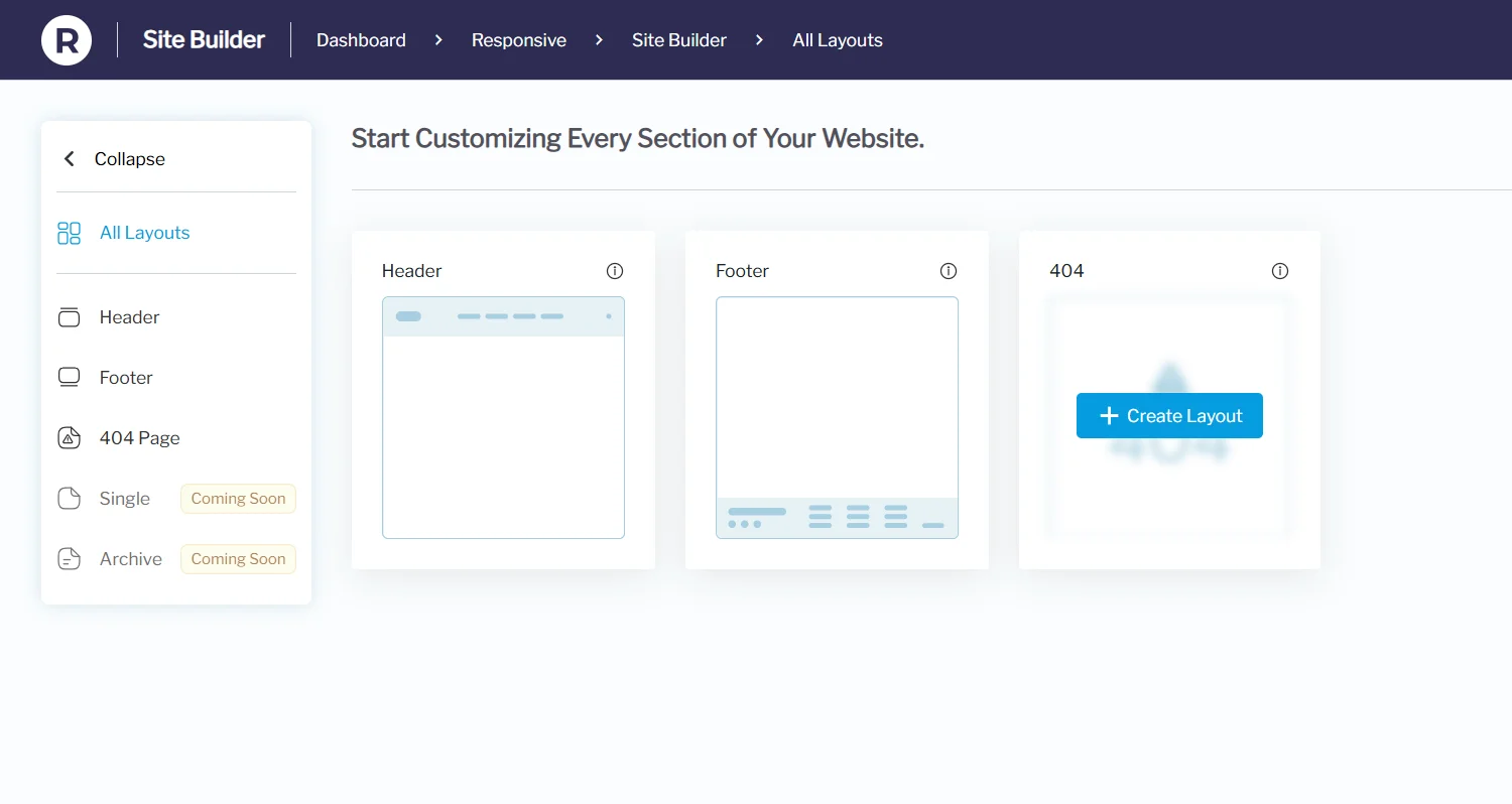Create Layout