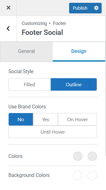 Design Settings