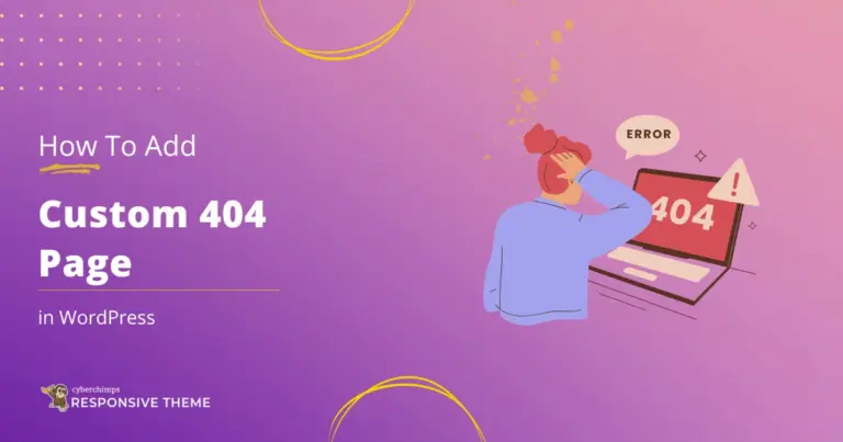 Add custom 404 Page in WordPress