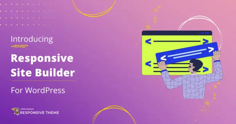 Responsive site builder