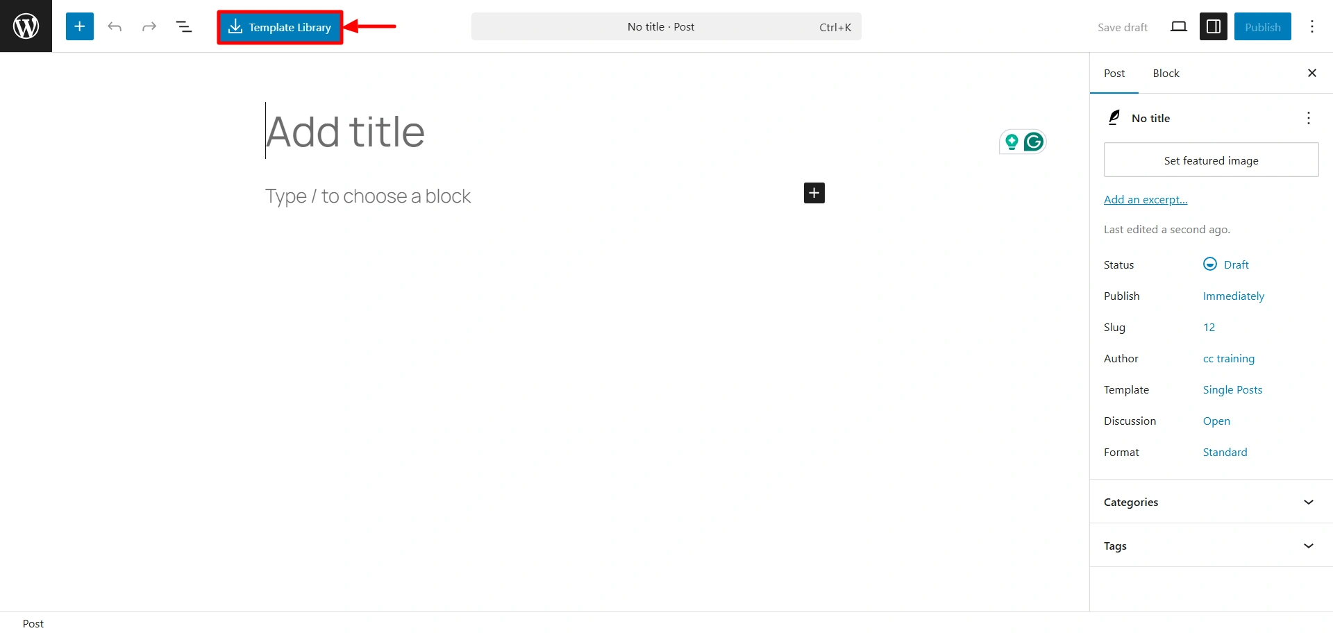 choose template library