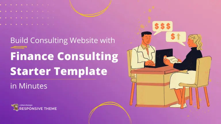 Build A Consulting Website with Finance Consulting Starter Template