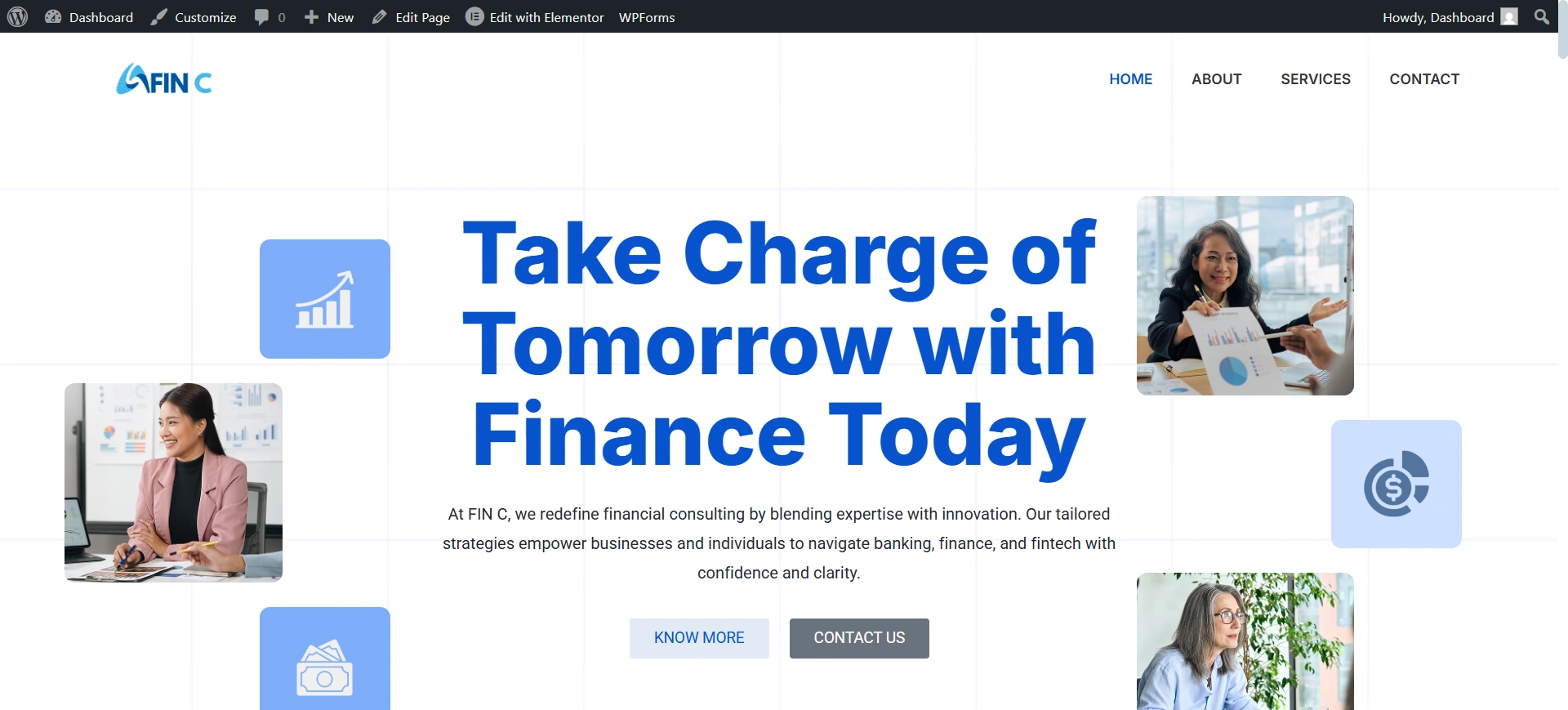 Home page