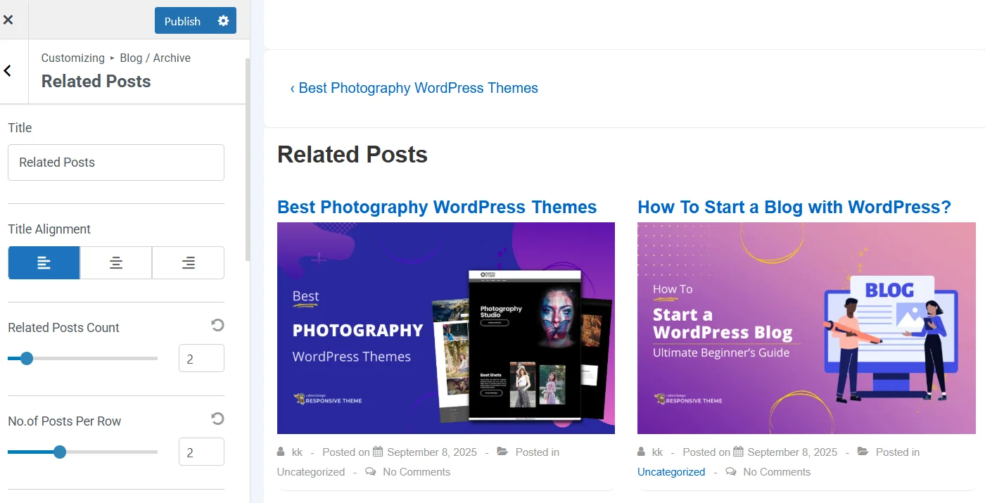 Default Related Posts