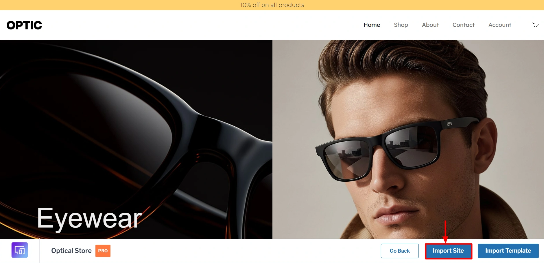 click import site