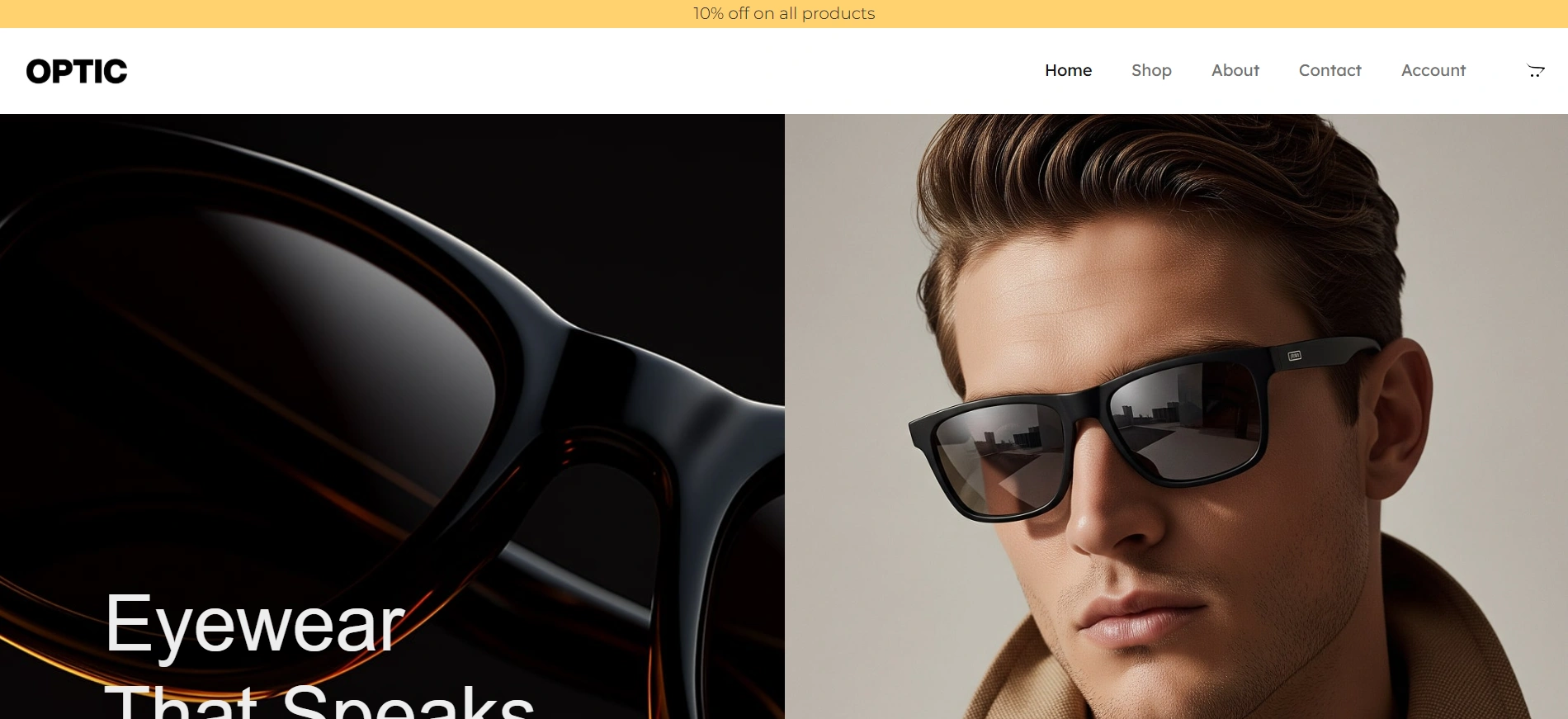 home page