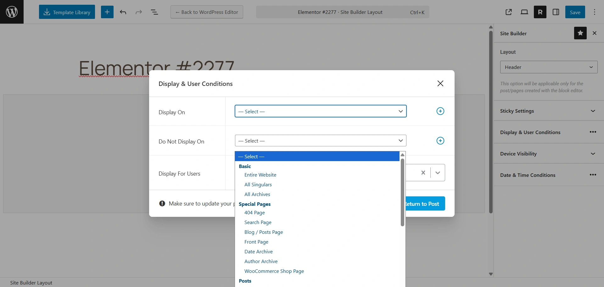 assign it to any page you want