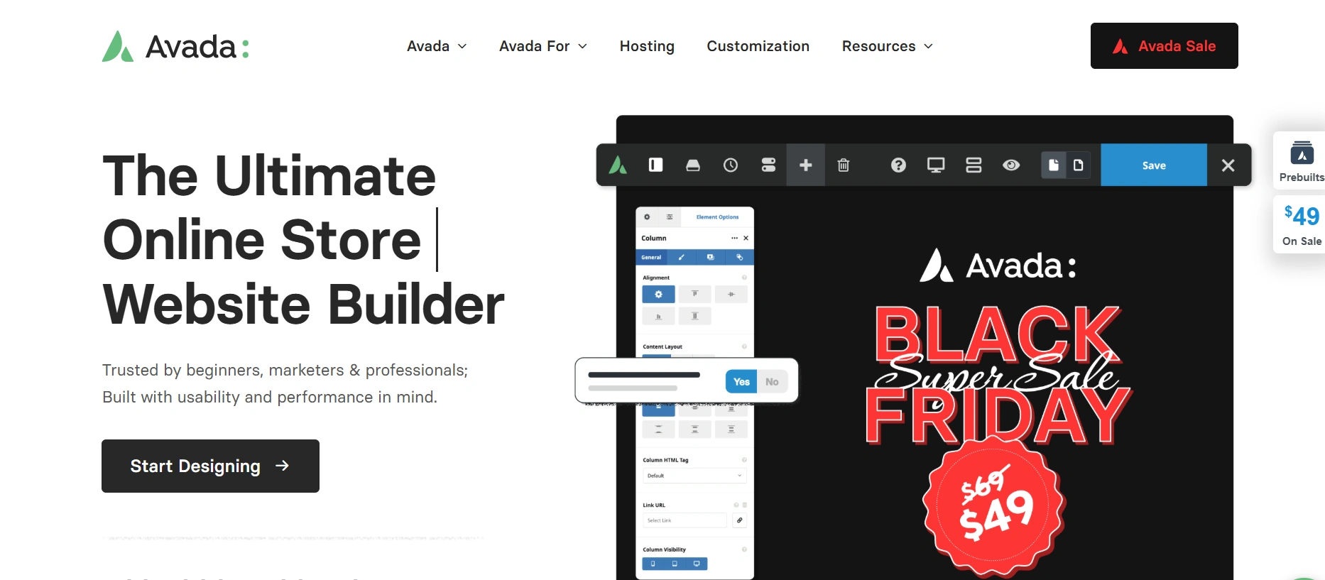 Avada theme