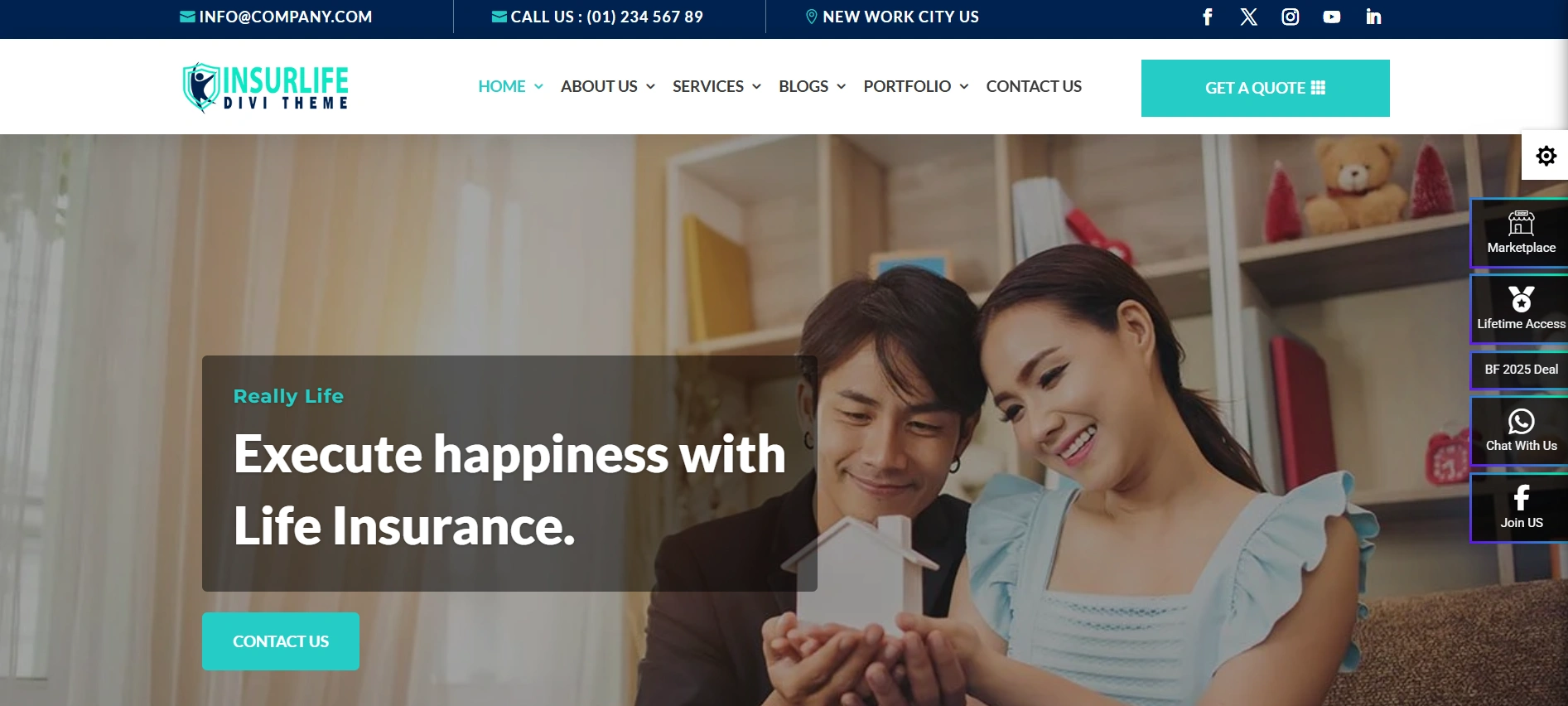 Divi wordpress theme