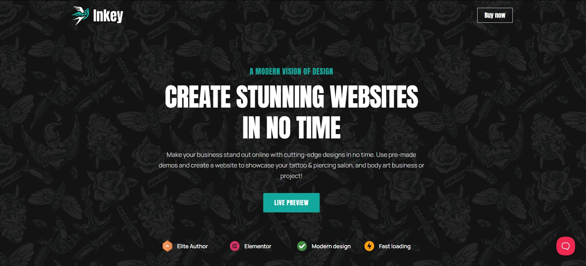 Inkey WordPress theme