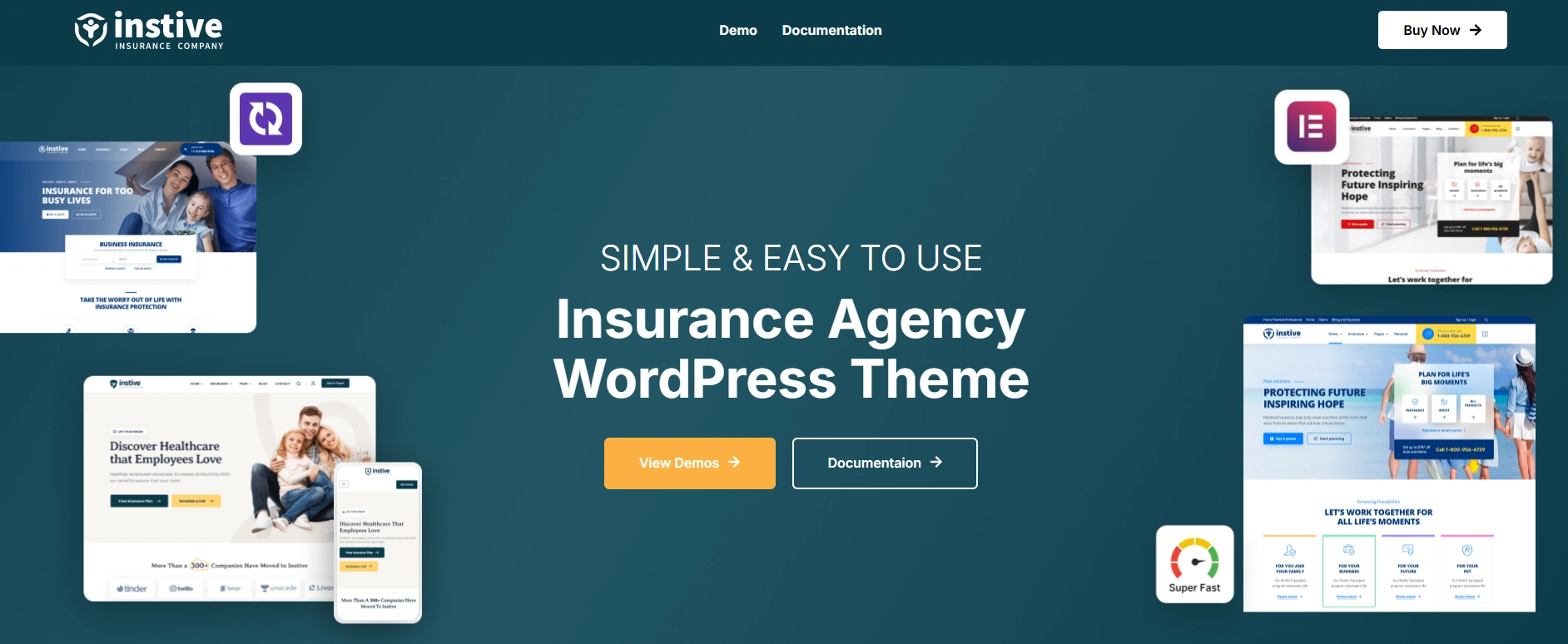 Instive wordpress theme
