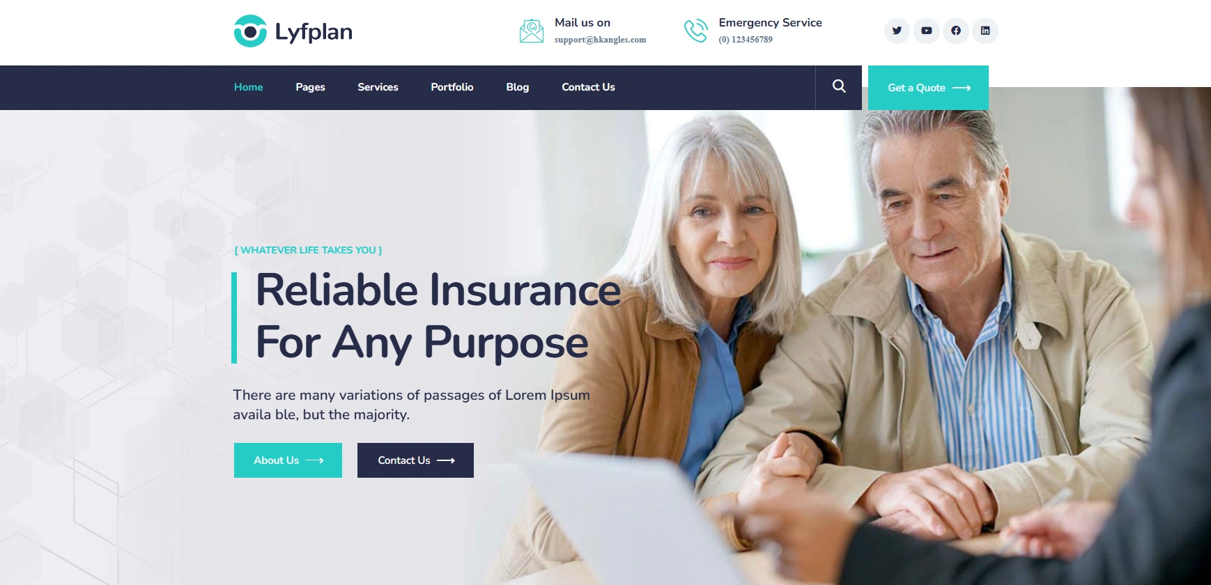 LyfPlan wordpress theme