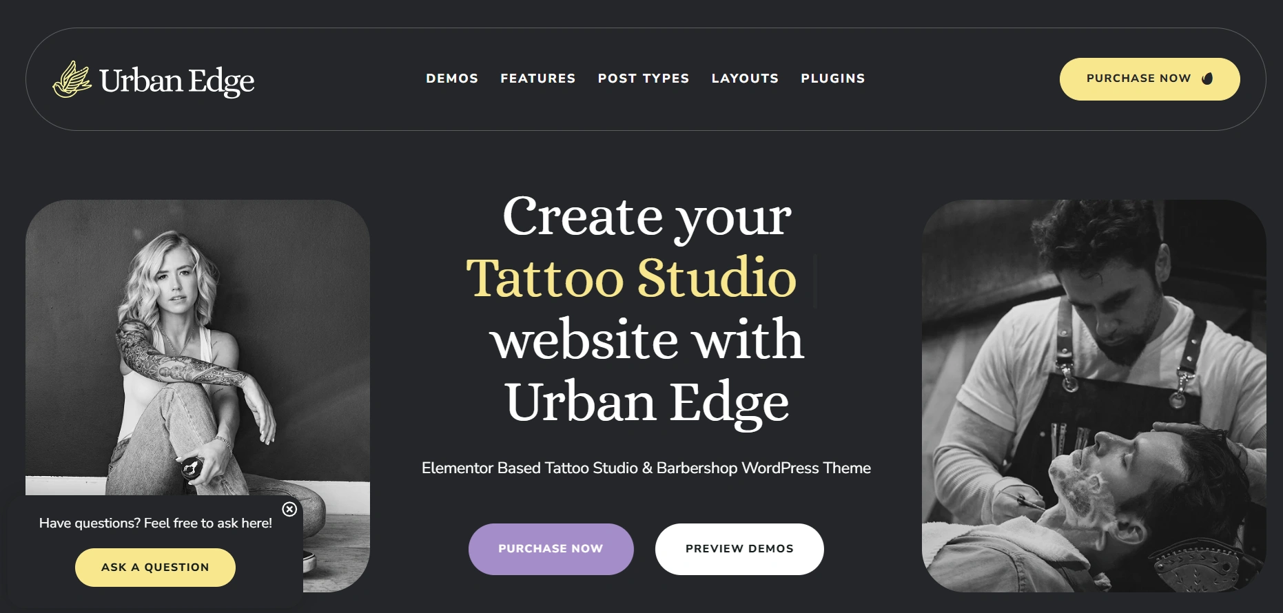 Urban Edge WordPress theme