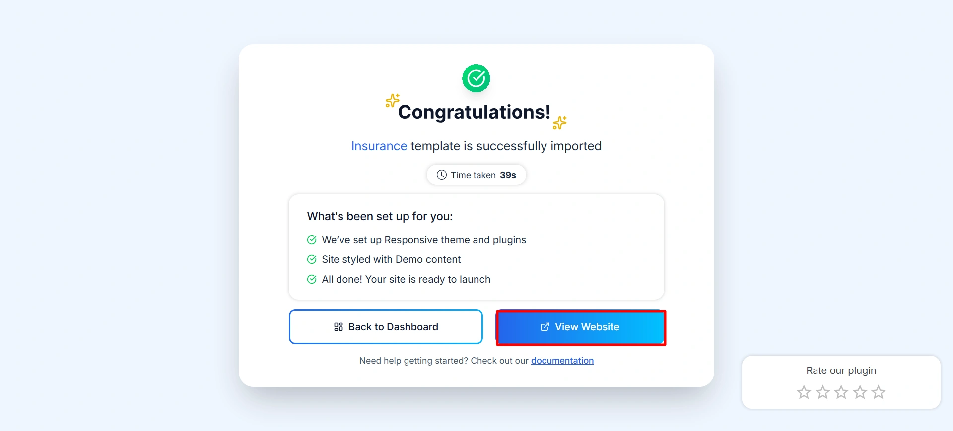 view Insurance Starter Template