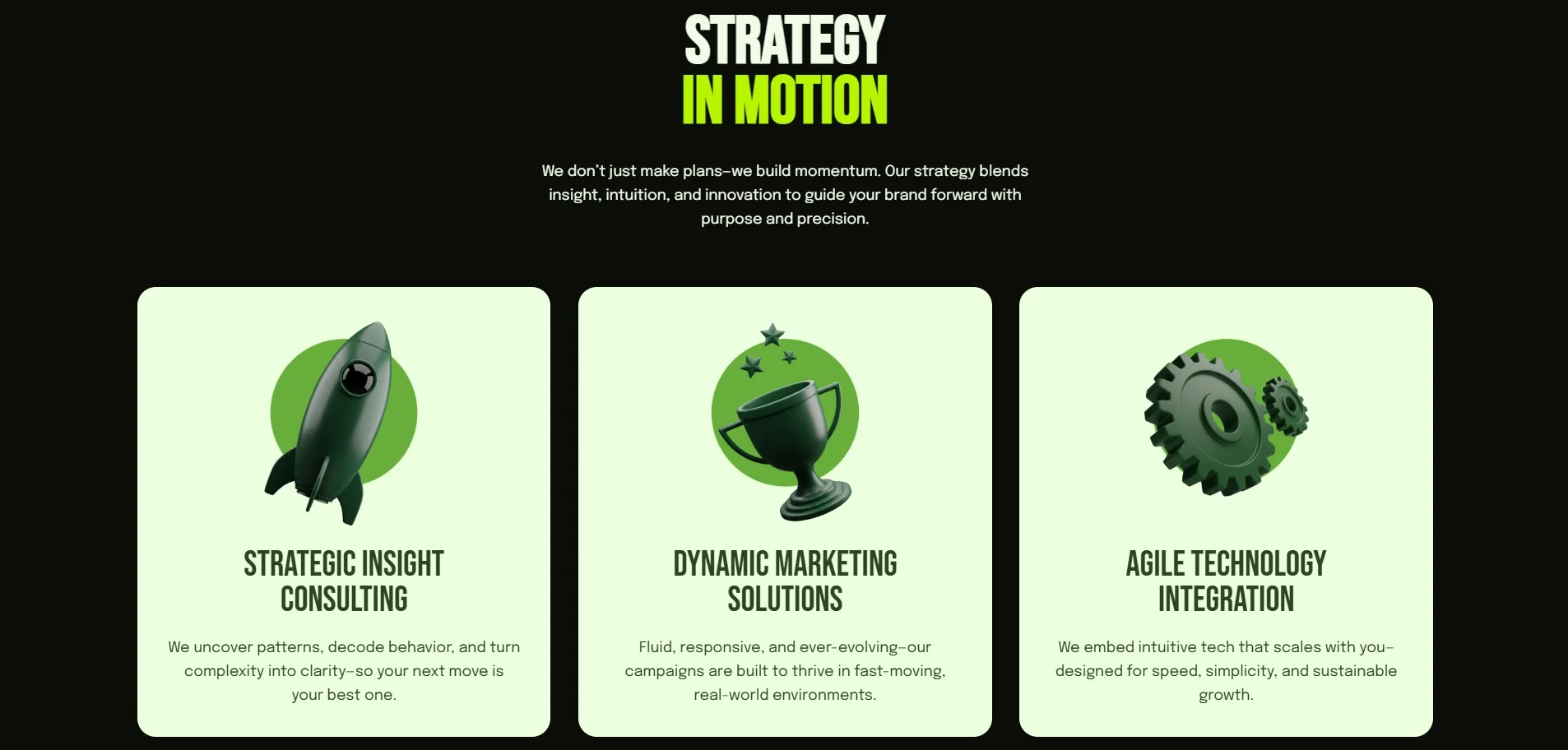 Landingpage-Marketing-strategy section