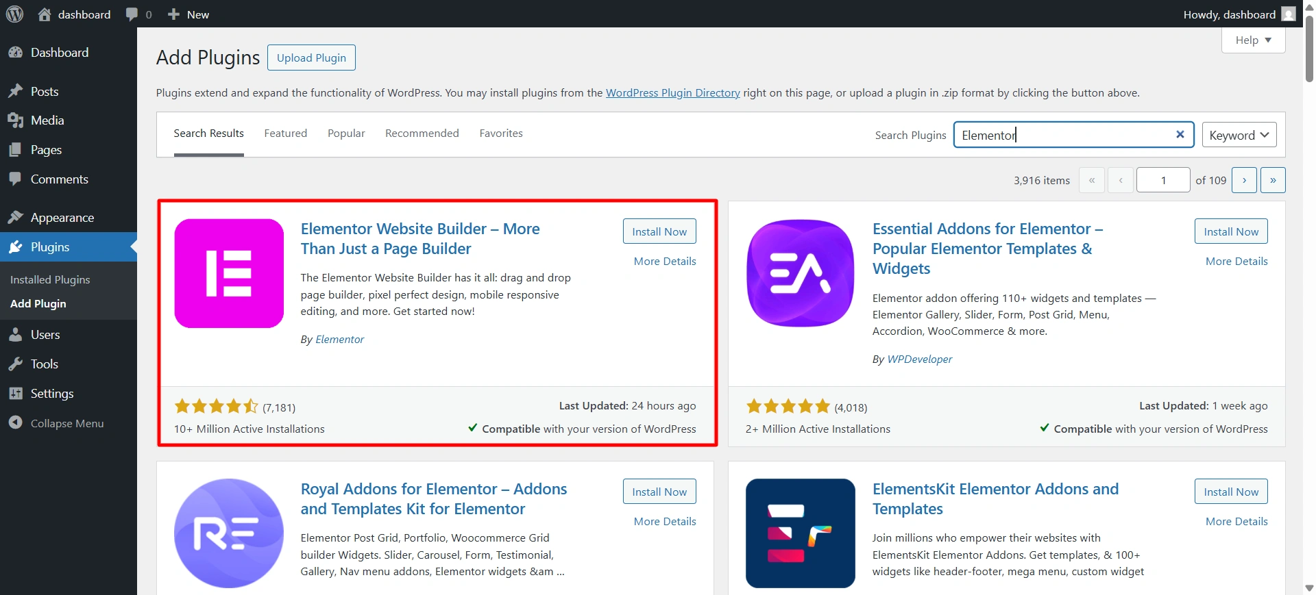 Download Elementor