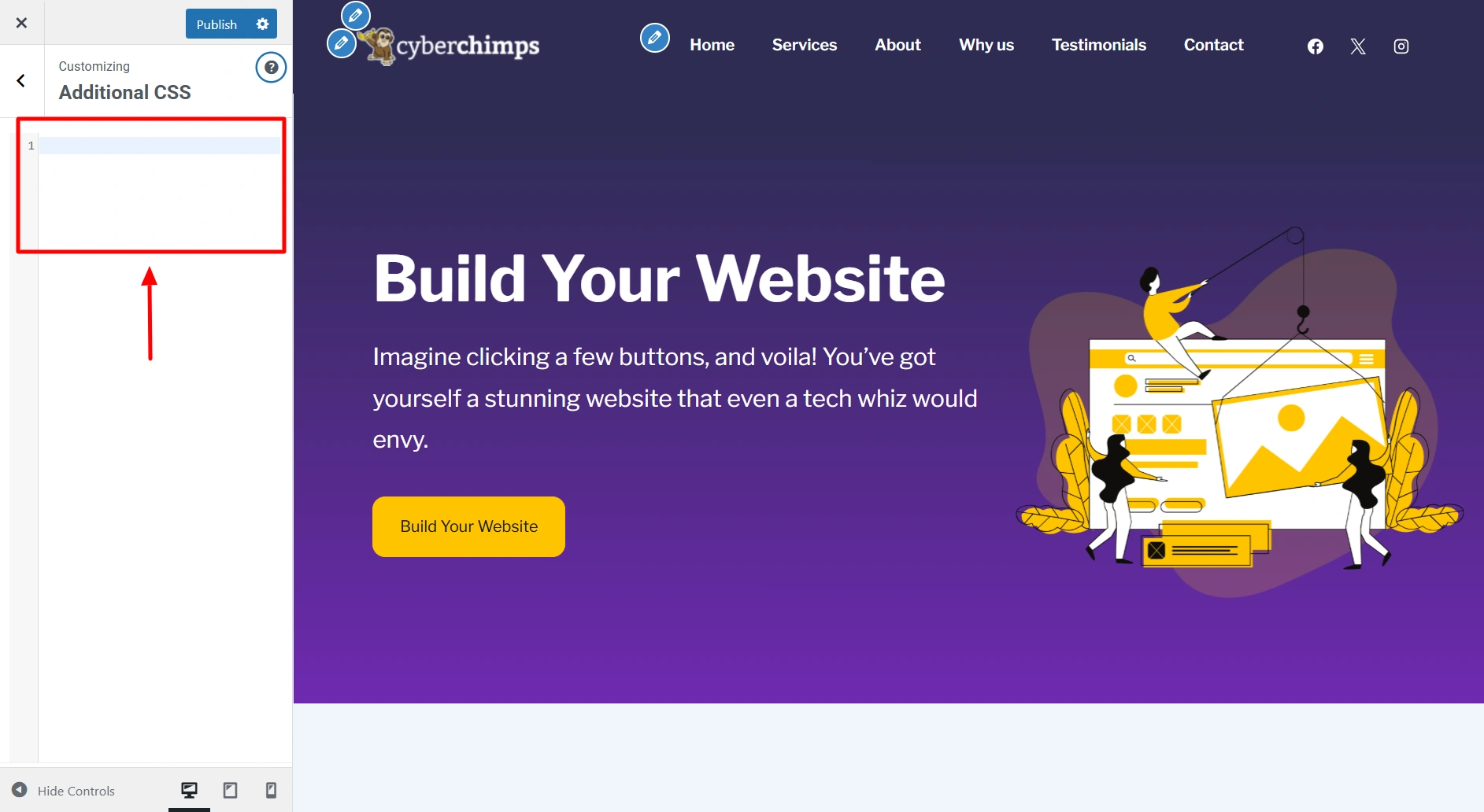 Add your CSS code