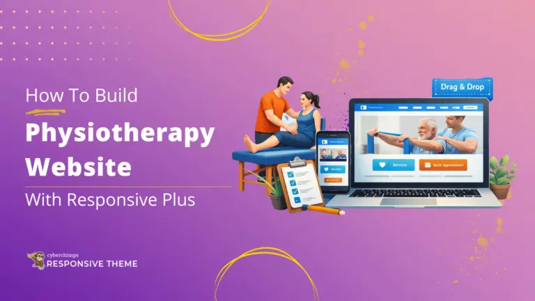 How to build Physiotherapy website with Responsive Plus