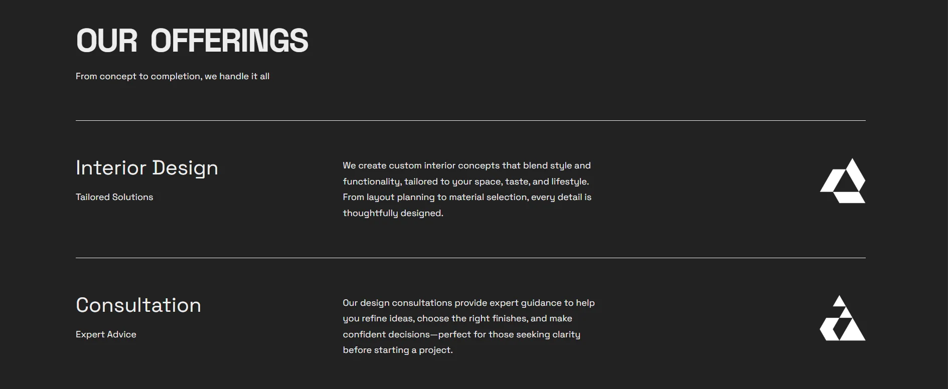 onepage-Interior-services